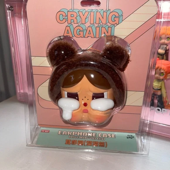 POP MART | Other | Crybaby Crying Again Earphone Case | Poshmark